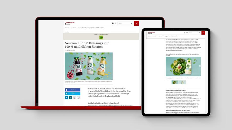 Your Advertorial page with the look and feel of an LZ article offers plenty of space to highlight the USP of your product. There is the possibility of including both image and video material and a direct contact.