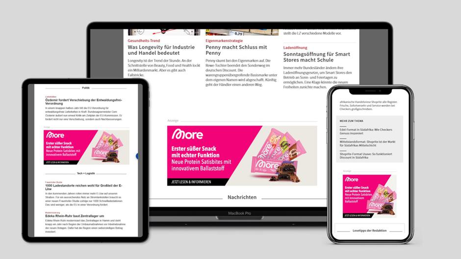 For additional attention: banners in LZ look & feel on the website and in the LZ newsletter refer to your advertorial for two weeks!