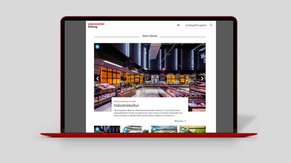 Take advantage of the strong placement in all digital image galleries of lebensmittelzeitung.net like the Store Checks and benefit from this high visibility and emotional brand positioning.